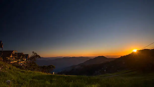 Sunset at Mount Buller, victorian high country