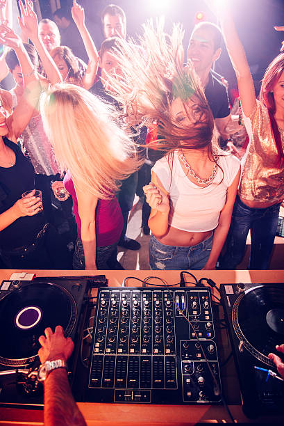 istock Party people in front of the DJ 503238701