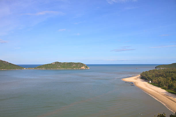 istock Beautiful tropical island, beach landscape 503240075