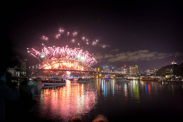 istock Sydney New Year Eve Fireworks Show 503240146