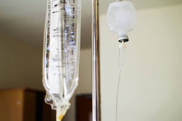 istock empty bag hanging on a metal pole in the room 503243349