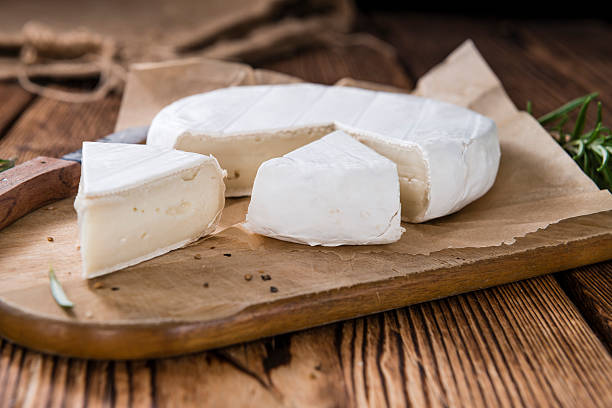 istock Pieces of creamy Camembert 503244502