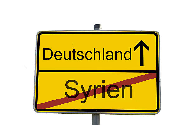 ortssschild 독일 syrien - support horizontal war afghanistan 뉴스 사진 이미지