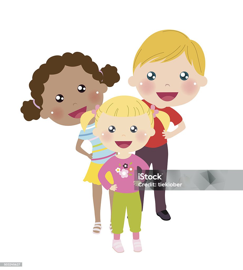 Three Kids Sign Three Kids Stock Illustration - Download Image Now - Adult, Backgrounds ...