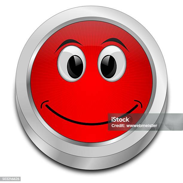 Face With Button Button With Smiling Face Stock Illustration - Download Image Now ...