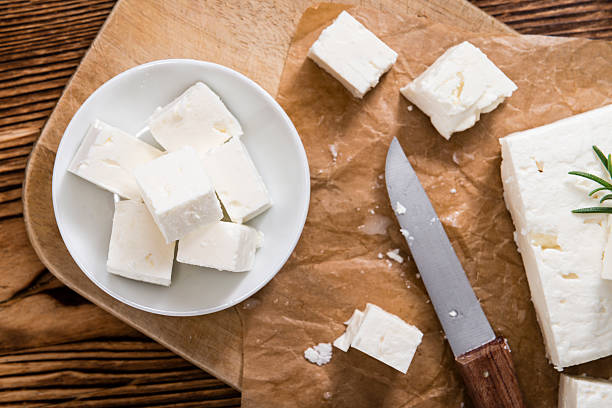 istock Portion of fresh cutted Feta Cheese 503247368