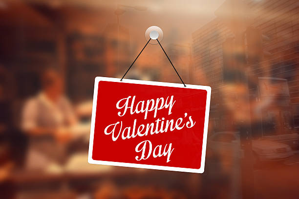 istock Valentines day shop open sign 503248042