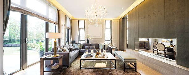 istock pano interior of modern living room 503248288