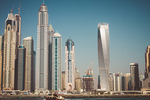Dubai Skyline from Marina Bay