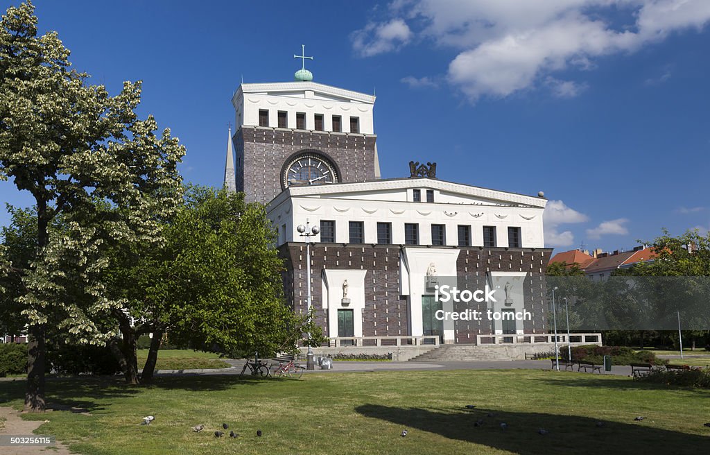 Igreja de mais Sagrado Coração dos nossos Lorde - Royalty-free Azul Foto de stock