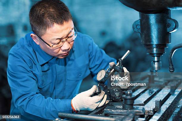 Engineer On Routine Maintenance Stock Photo - Download Image Now - Micrometer, Multimeter, Accuracy