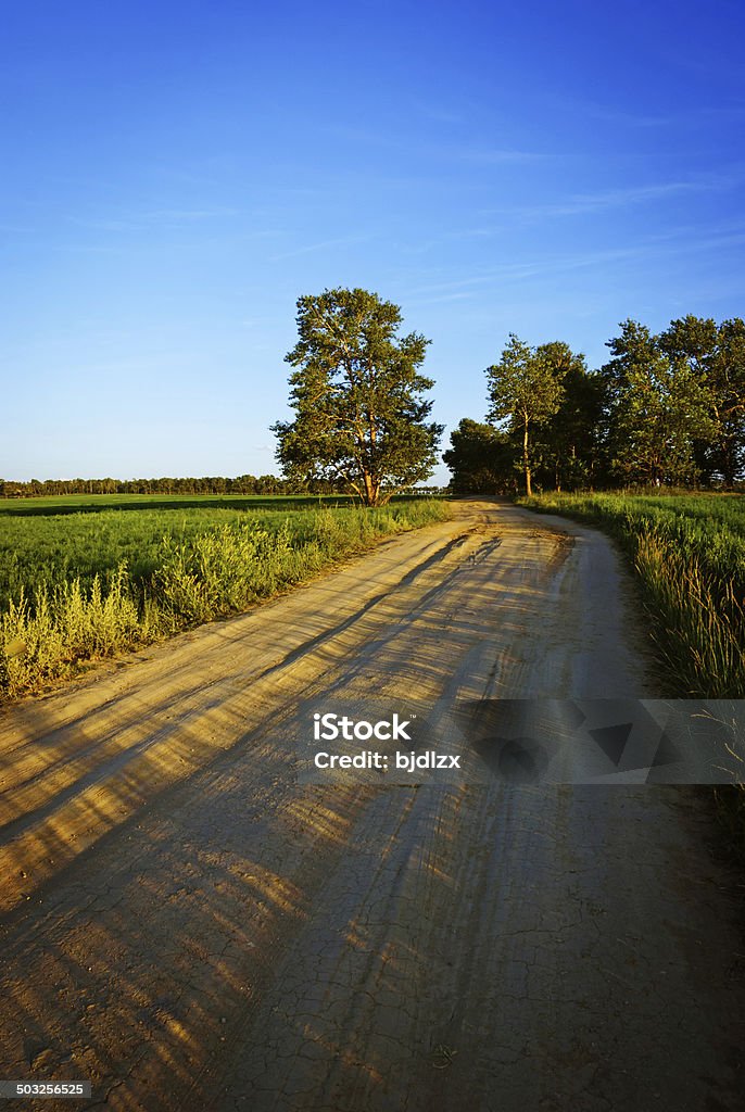 Landstraße - Lizenzfrei Asphalt Stock-Foto