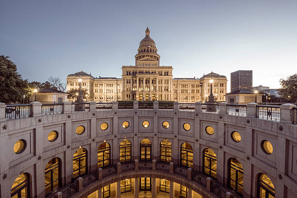 istock Texas State Capitol in Austin at night 503257237