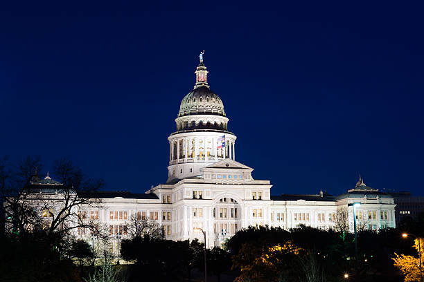 istock Texas State Capitol in Austin at night 503257275