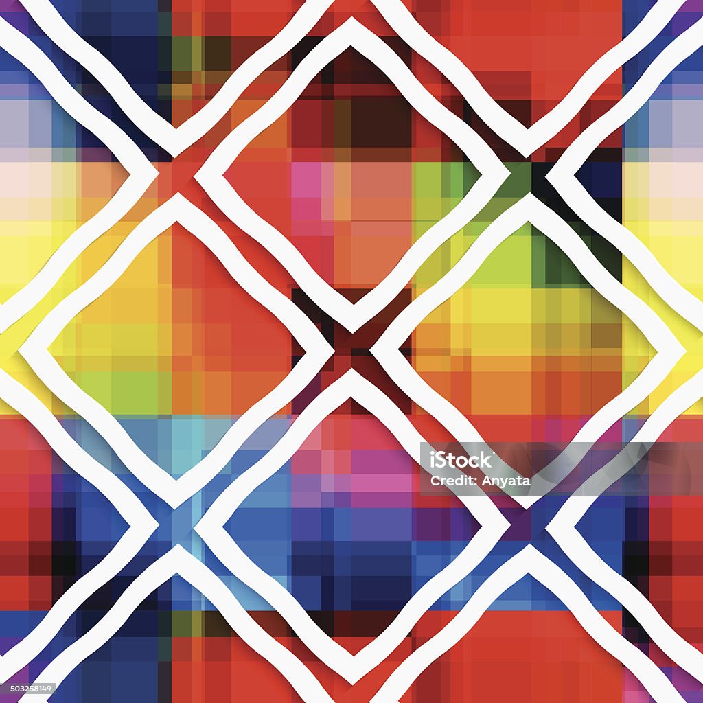 Rectangle Rim For Photo White Rectangle Rim Ornament On Rainbow Background Seamless Patt Stock ...