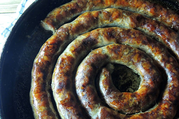 istock Homemade sausage baked 503268780