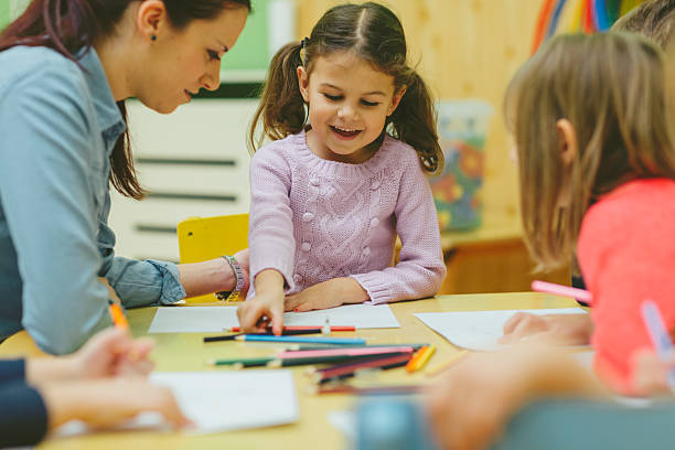 istock Happy Children Coloring and Sketching. 503270288