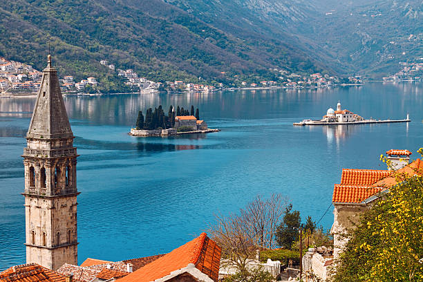 Perast stock photo