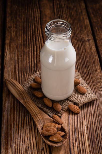istock Fresh made Almond Milk (selective focus) 503277104