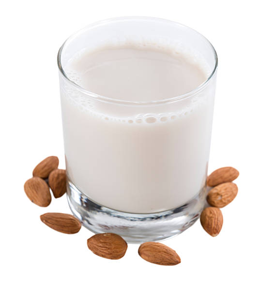 istock Almond Milk isolated on white 503277616