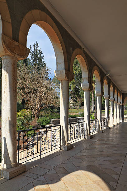 istock The marble gallery with columns surrounds the Basilica 503280326