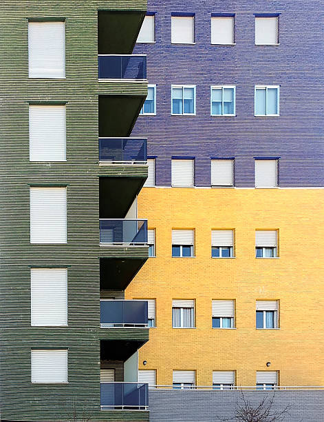 istock facade with colors and window background 503284205