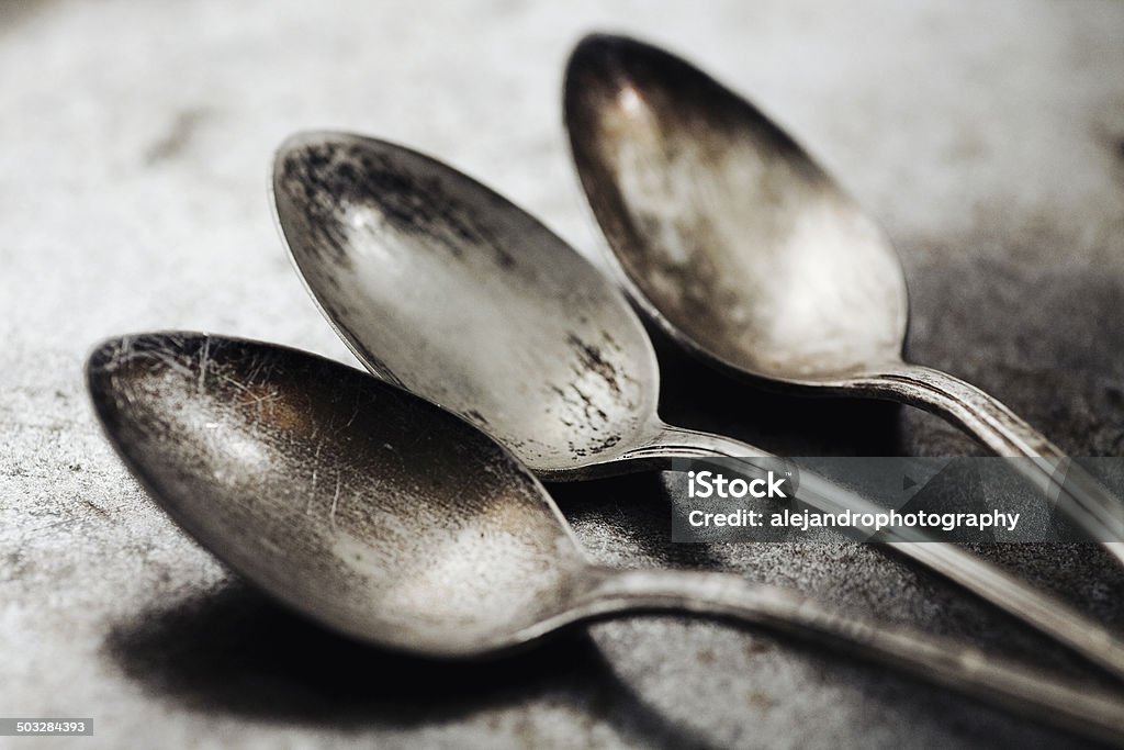 Vintage Restaurant "spoons" - Lizenzfrei Löffel Stock-Foto