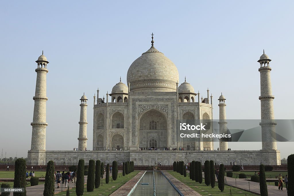 The Taj Mahal in Agra India Agra Stock Photo