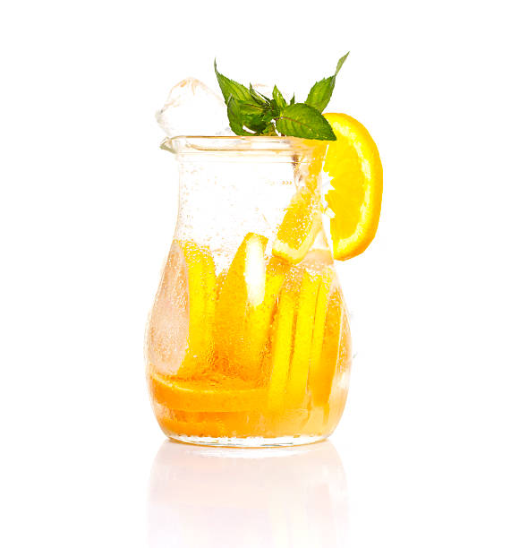 istock Fresh tasty citrus coctail with ice 503285743