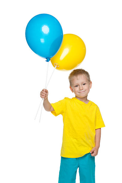 istock Ukrainian boy with balloons 503286489