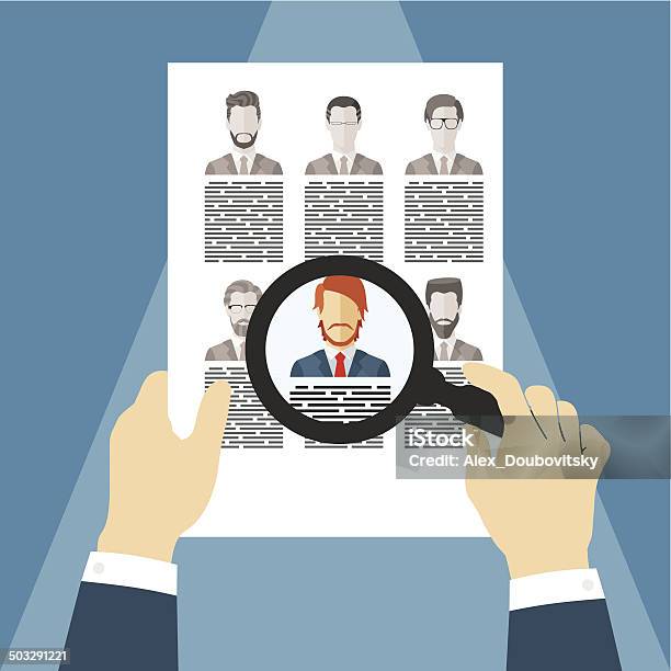 Vector Concept Of Human Resources Management Stock Illustration - Download Image Now - Analyzing, Aspirations, Business