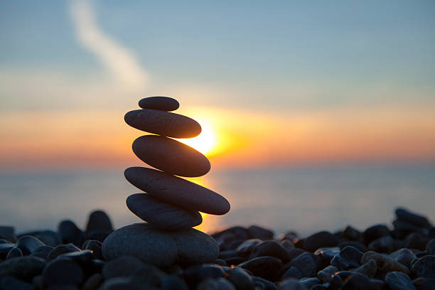istock stones on the beach, sun, sea, sunset 503300320