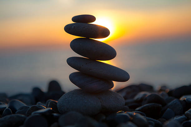 istock stones on the beach, sun, sea, sunset 503300624