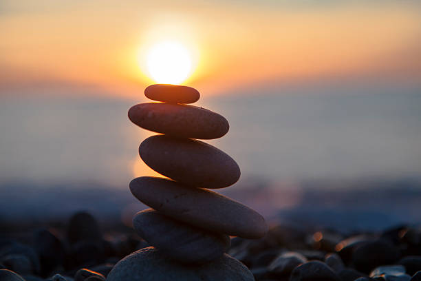 istock stones on the beach, sun, sea, sunset 503301142