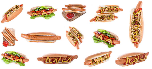 istock Hot Dogs isolated on white 503302020