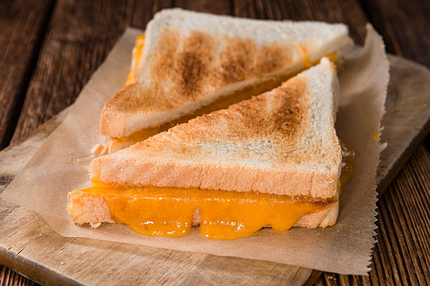 istock Homemade Cheese Sandwich (selective focus) 503304478