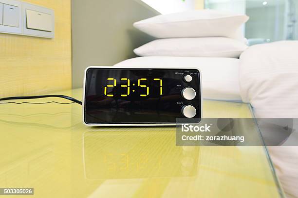 Alarm Clock Stock Photo - Download Image Now - Bedroom, Digital Clock, Alarm Clock