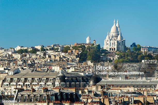 Basilica Of The Sacred Heart Montmartre Paris France Stock Photo - Download Image Now