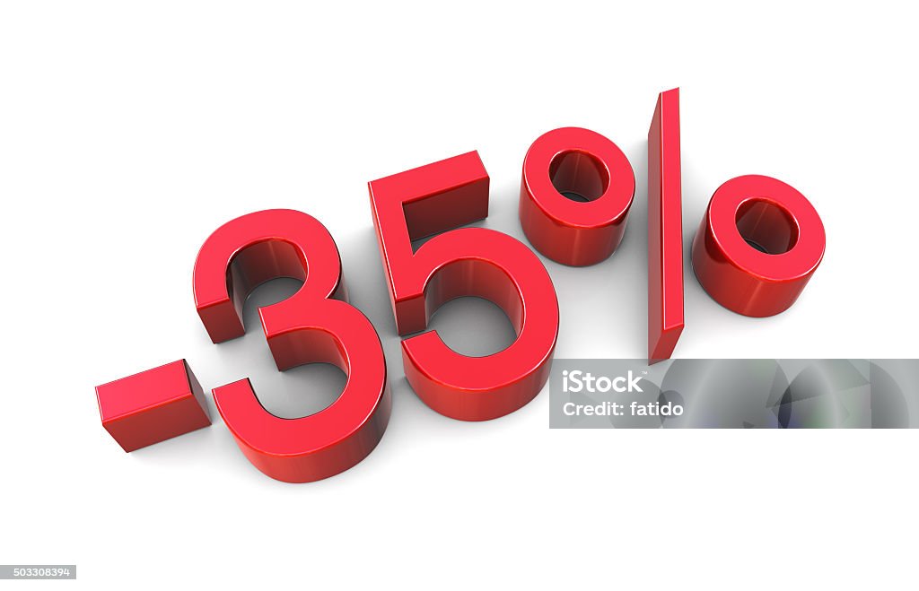 Sale Concept %35 Concepts Stock Photo