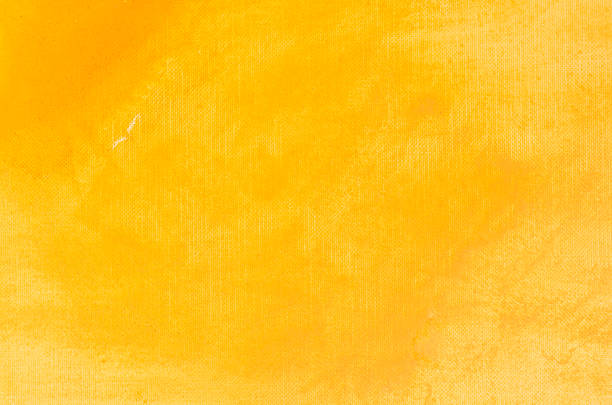 yellow watercolor painting background stock photo