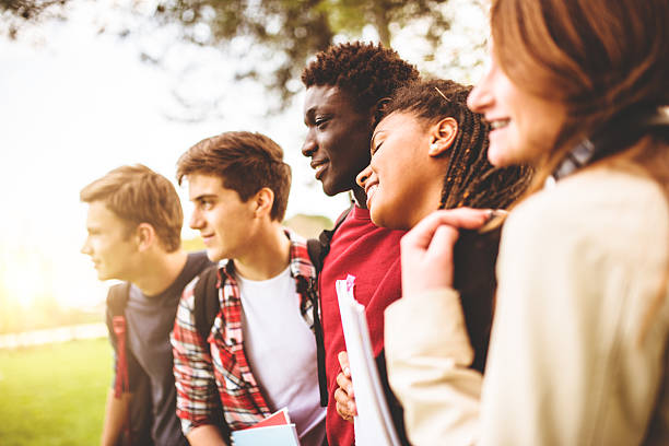 istock teenagers college student smiling embracing 503310761