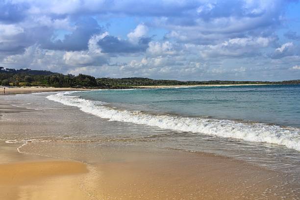 australia playa - parque nacional murramarang fotografías e imágenes de stock