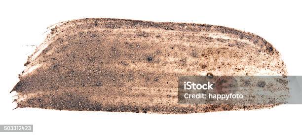 Mud Stroke Stock Photo - Download Image Now - Mud, Splattered, Drop