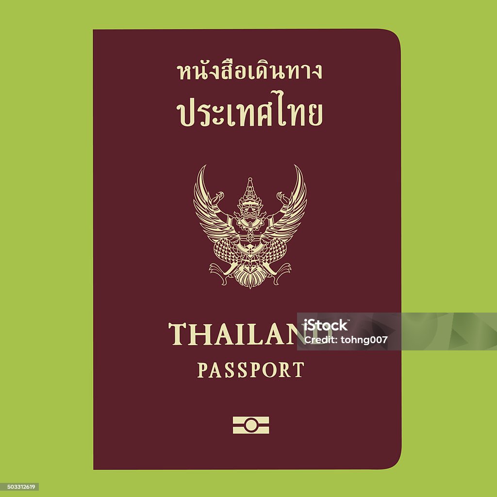 Thailand Passport Thailand Passport vector file. Layer separated. Business stock vector