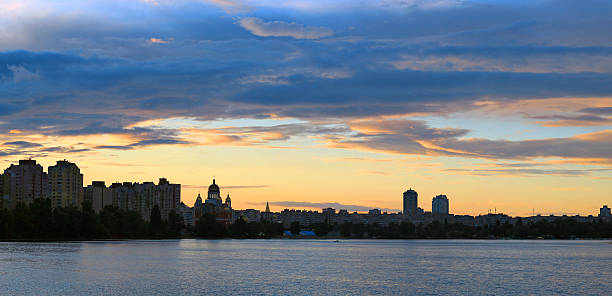 istock Sunset over the city 503313168