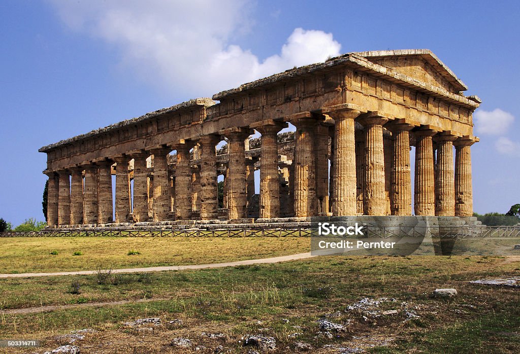 Greek Temple Ruins of a greek temple Greek Mt. Olympus Stock Photo