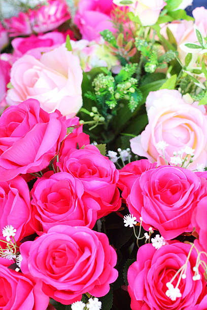 istock Beautiful rose of artificial flowers 503314771