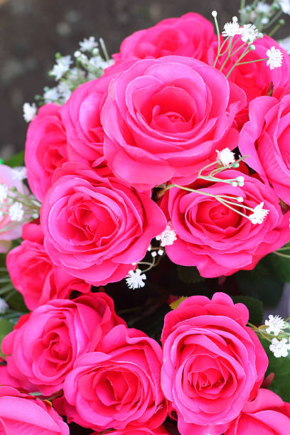 istock Beautiful rose of artificial flowers 503314773