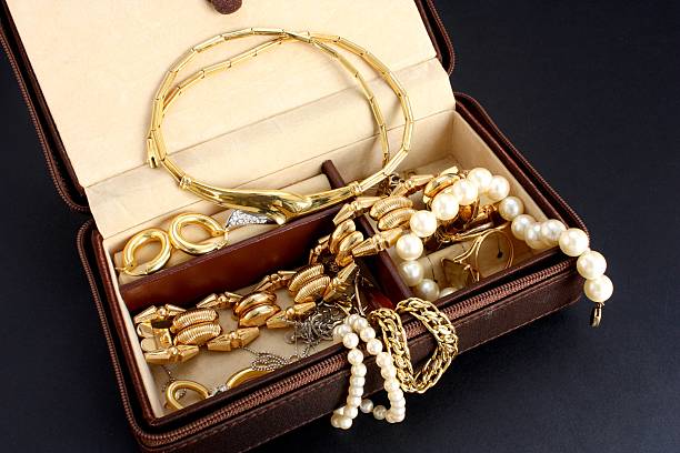 istock Jewelry Box with Jewelry 503317239
