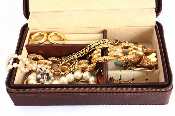 istock Jewelry Box with Jewelry 503317247